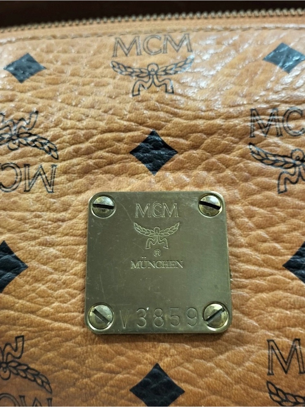 MCM Handbag Brown Leather - Picture 13 of 14